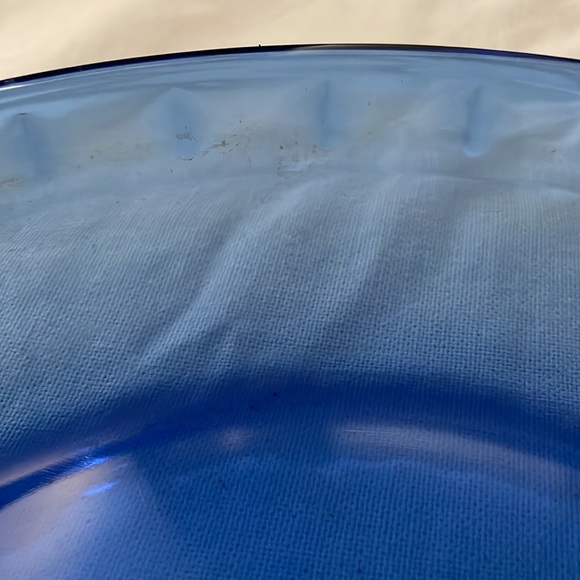 Pyrex Cobalt Blue Pie Plate - 9.5” inside - #229 - Picture 4 of 4